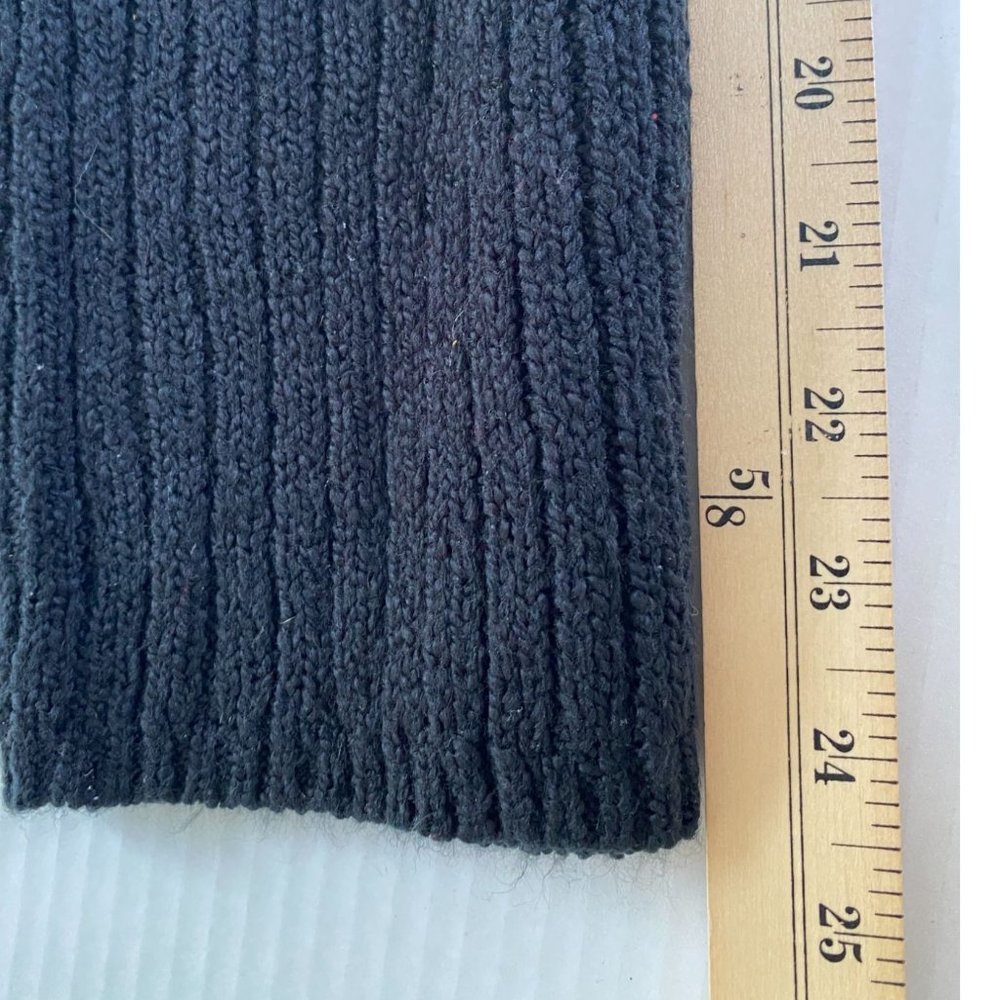 Avenue Sweater Collection Women’s 22/24 Black Ribbed V-Neck Tunic Sweater Office - Picture 10 of 10